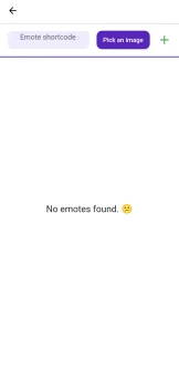 The Fluffychat sticker creator as viewed on settings